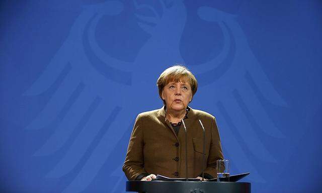 Kanzlerin Merkel will einen "starken Staat".