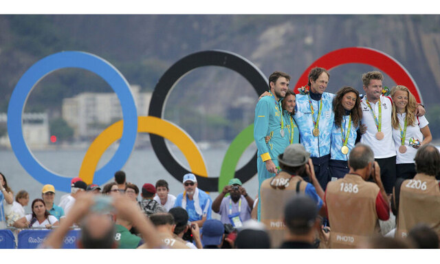 Die Segler Thomas Zajac und Tanja Frank (rechts) haben Österreich das Los von London 2012 erspart. Sie kehren immerhin mit einer Bronzemedaille aus Rio nach Hause. 