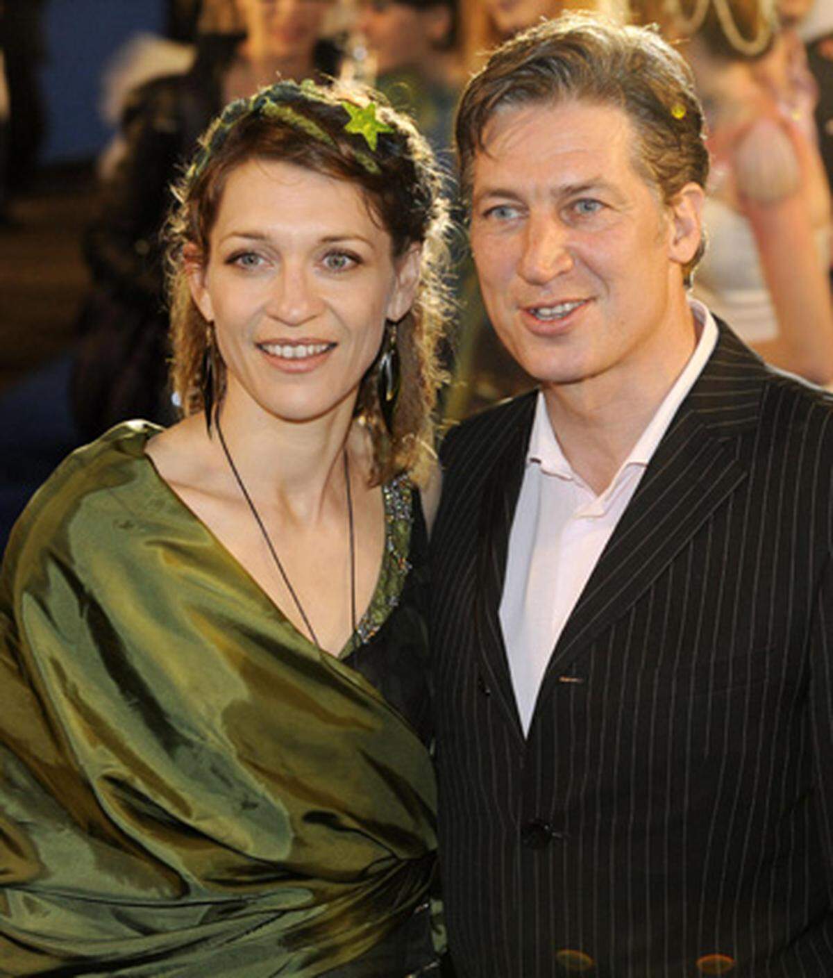 Schauspieler Tobias Moretti und Gattin Julia.