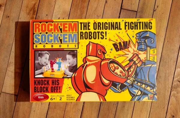  Das „Rock Em Sock Em“-Actionspiel. In das darauf basierende Filmprojekt soll Vin Diesel verwickelt sein.