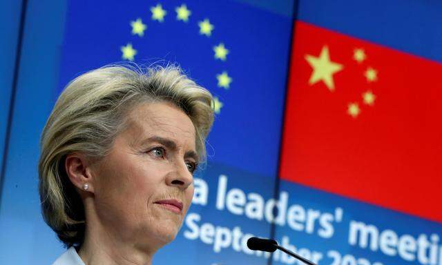 FILE PHOTO: EU-China virtual summit in Brussels