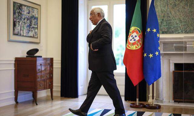 Der portugiesische Ministerpräsident Antonio Costa kündigte seinen Rücktritt an.  