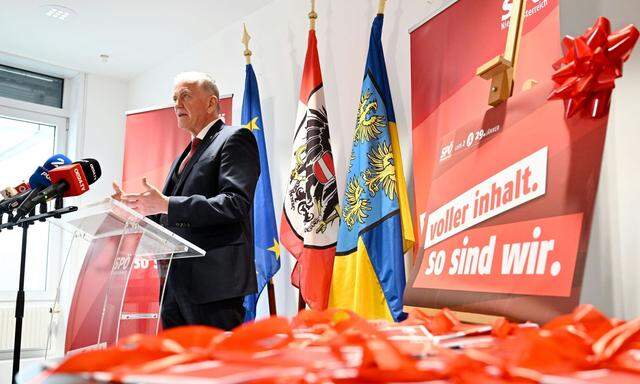 Der SPÖ-Spitzenkandidat für die niederösterreichische Landtagswahl,  Franz Schnabl