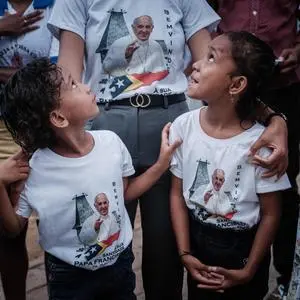 Messe im Andenken an Papst Franziskus in Dili in Osttimor. 