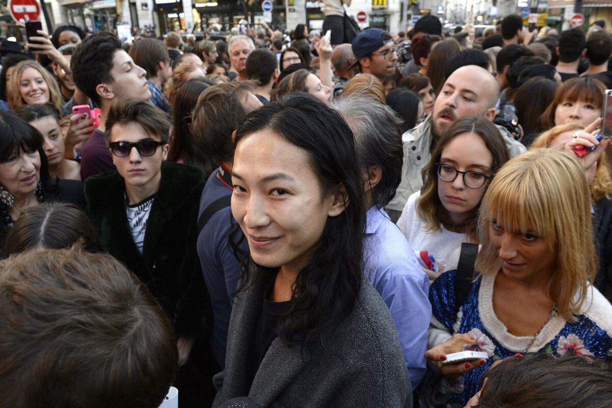 Designer Alexander Wang zollte seinem Kollegen ebenfalls Tribut.