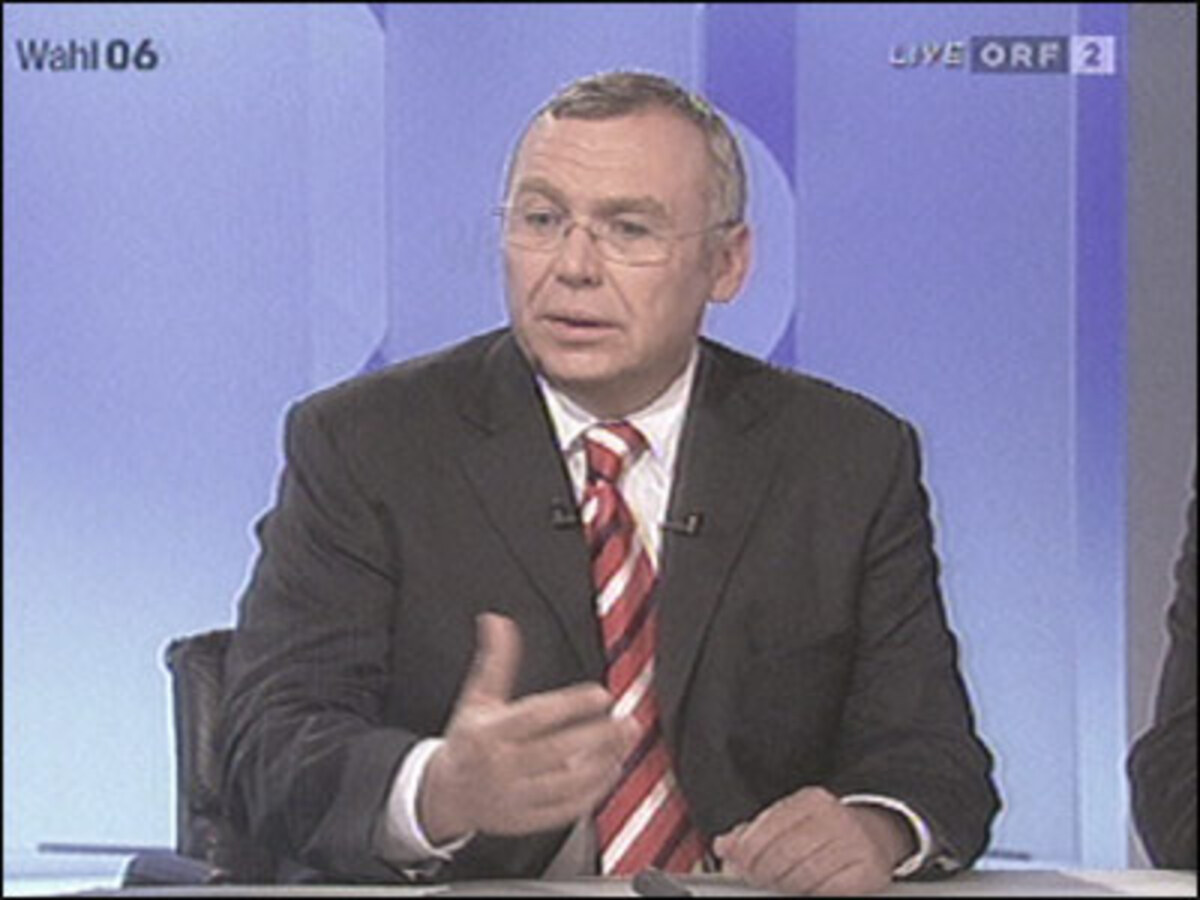 "Österreich hat keine Erfahrung mit Dreier-Koalitionen, menage a trois ist ein bisschen kompliziert."SP-Chef Gusenbauer schließt Koalitions-Experimente aus.