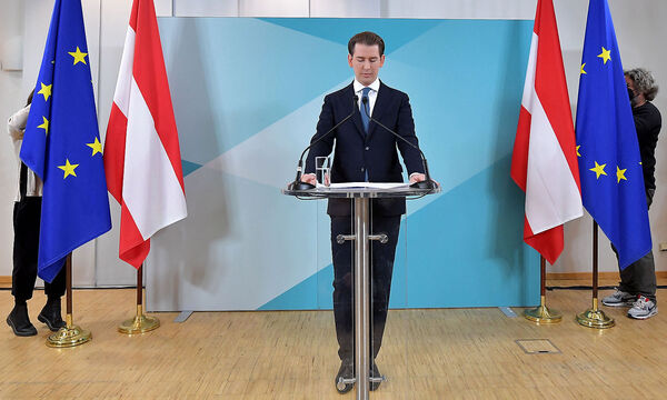 Sebastian Kurz nutzte seine Rede auch für einen Angriff auf seine Gegner. 