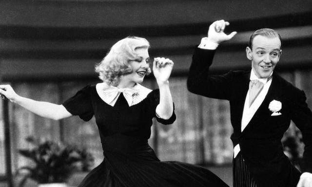 Ginger Rogers und Fred Astaire in Swing Time 