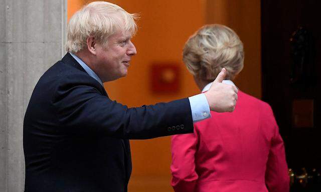 „Wir stehen vor harten Gesprächen“: Ursula von der Leyen warnt den britischen Premier, Boris Johnson.