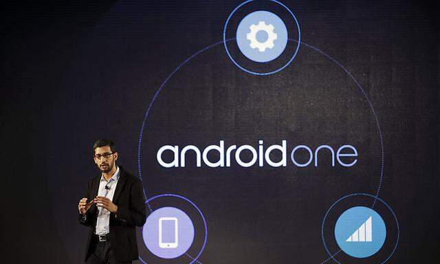Sundar Pichai präsentiert Android One 