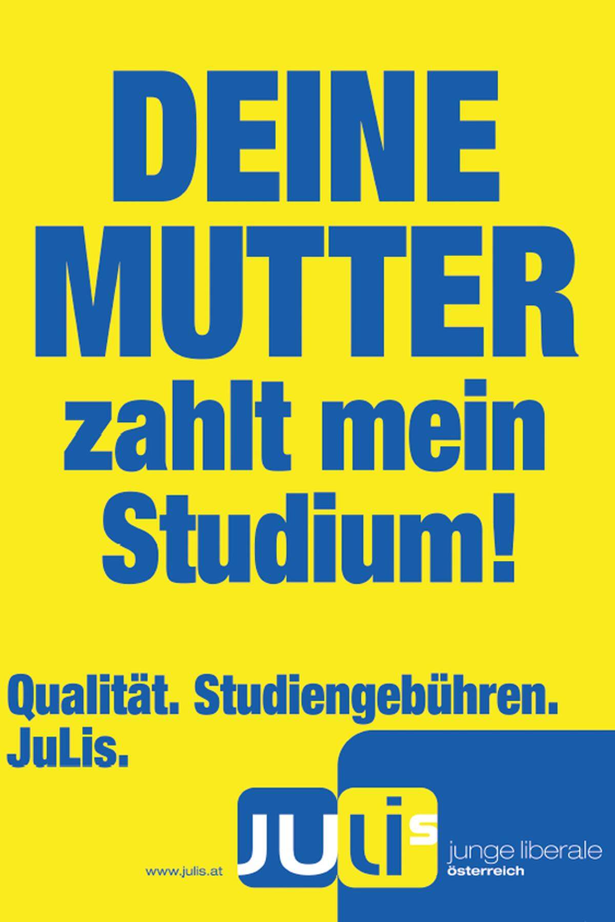 Die JuLis versuchen, mit provokanten Sprüchen zu punkten. Der "Deine Mutter"-Witz hat bei den linken Fraktionen bereits für Ärger gesorgt.