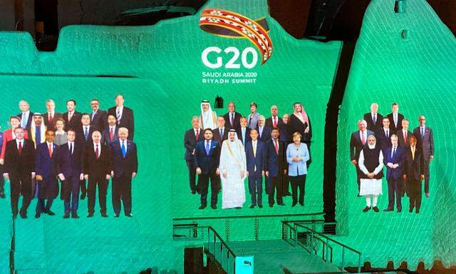Auch die G20 (Bild vom virtuellen Gipfel in Saudiarabien) wälzen Pläne.