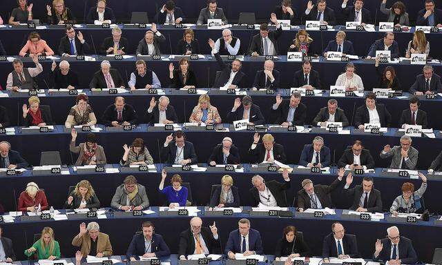 TOPSHOT-FRANCE-EU-PARLIAMENT-POLITICS