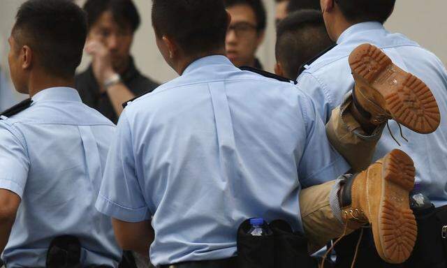 Polizei ging gegen Demonstranten in Hongkong vor 