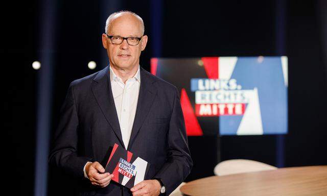 Christoph Kotanko moderierte seit  Februar das Talk-Format „Links.Rechts.Mitte“.