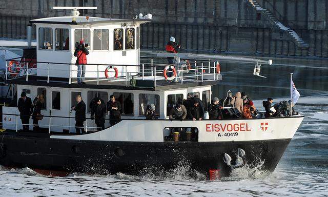 Archivbild: Die ''Eisvogel'' 2012 im Wiener Hafen