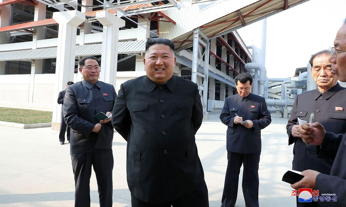 Kim Jong-un am 1. Mai 2020