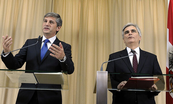 MINISTERRAT:  PRESSFOYER SPINDELEGGER/FAYMANN