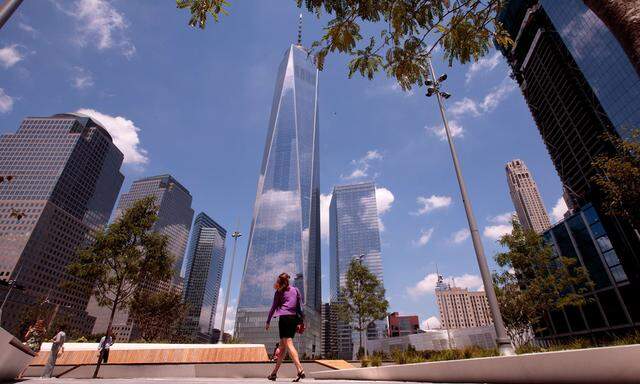 Ein neues Symbol: Wo bis 9/11 das World Trade Center stand, erhebt sich heute das One World Trade Center.