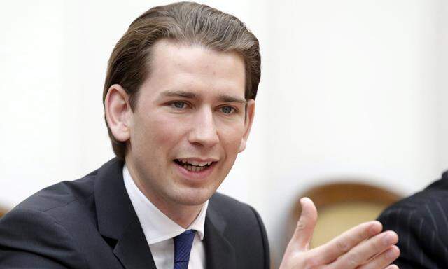 Außenminister Sebastian Kurz 