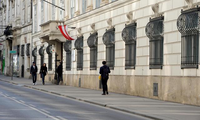 Der Sitz des Innenministeriums in der Herrengasse in Wien  