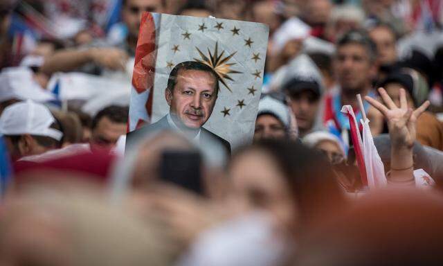 Der türkische Präsident Erdogan im Wahlkampf