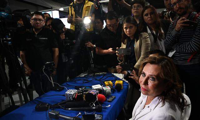 Sandra Torres muss in eine Stichwahl um das Präsidentenamt von Guatemala.