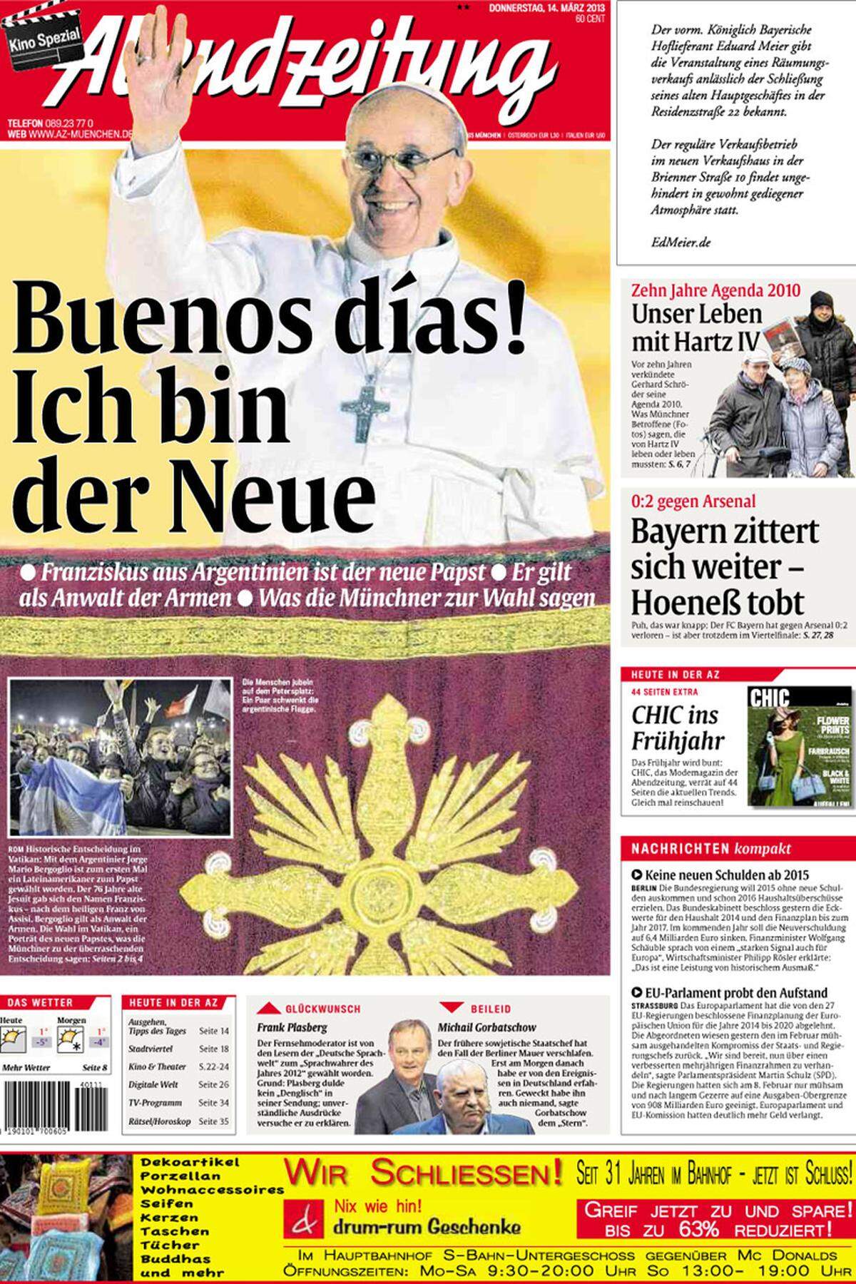 Der erste Tag als Papst Franziskus  DiePresse.com