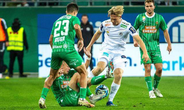 Rapid leistete sich gegen Klagenfurt erneut einen Ausrutscher in einem Heimspiel.
