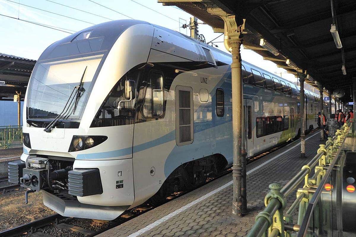 Weiter: Bilder von den Westbahn-Zügen