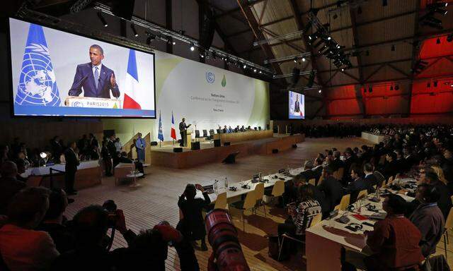 US-Präsident Obama eröffnete die Klimakonferenz 2015 in Paris, bei der vieles anders organisiert war als zuvor.