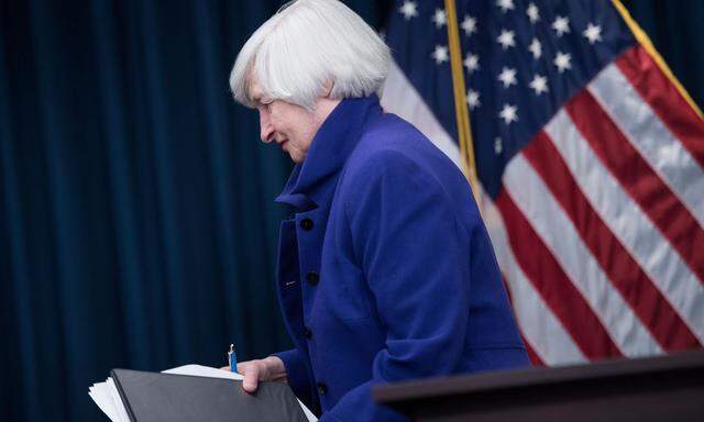 US-Notenbank-Chefin Janet Yellen entscheidet heute Mittwoch zum letzten Mal über den Leitzins mit