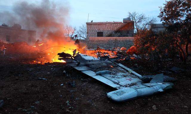 Rebellen in Syrien schießen russisches Flugzeug ab