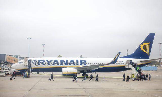 October 26 2016 Berlin Germany FILE Passengers board a Ryanair flight in Berlin s Schonfeld i
