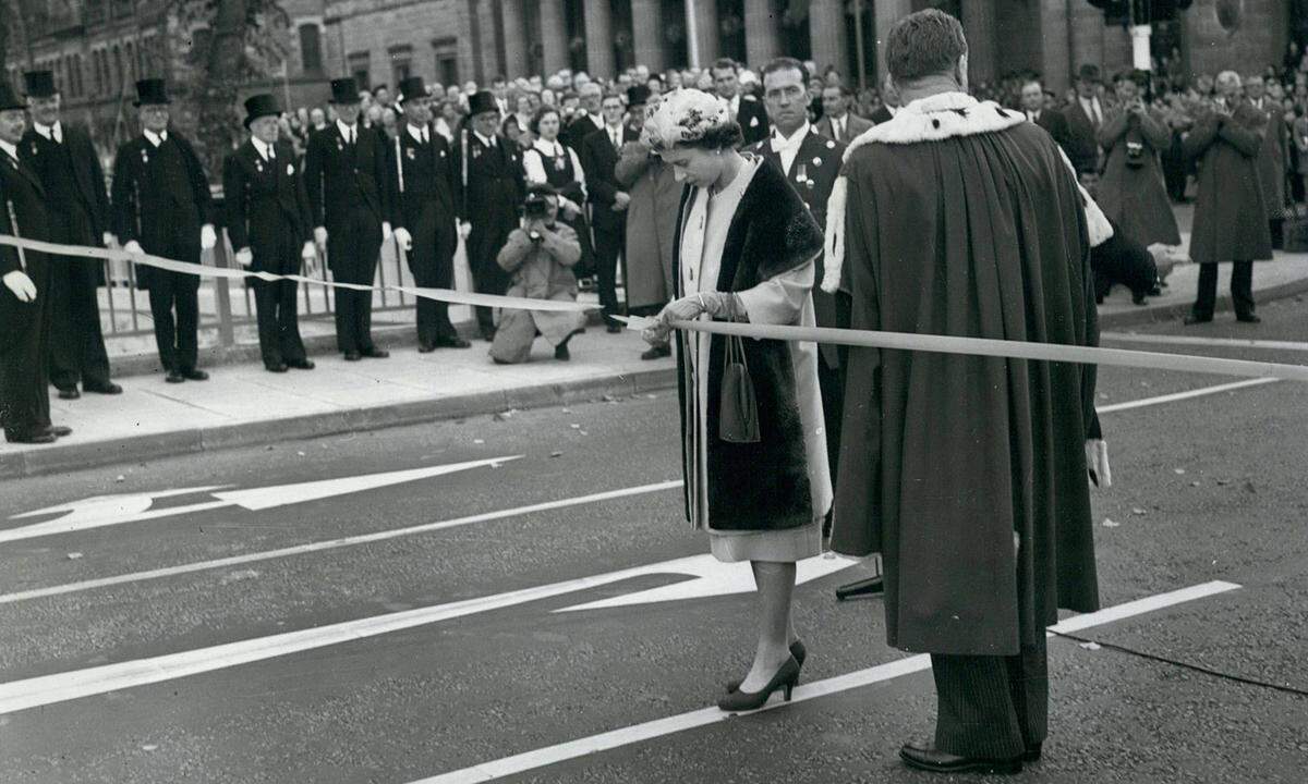 Oct 10 1960 Queen opens new bridge in Scotland H M The Queen yesterday opened the new £ 15