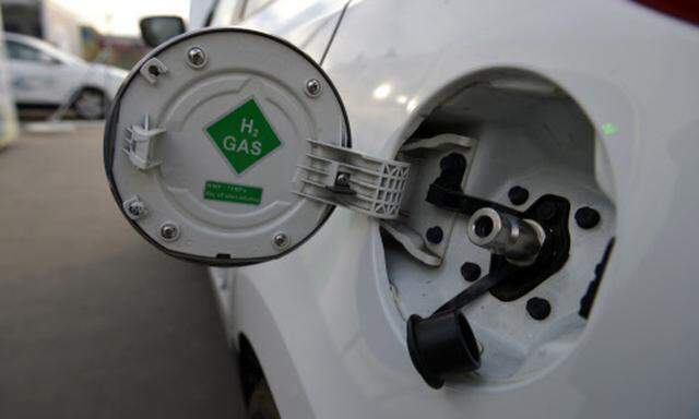 Ein ix35-Brennstoffzellenauto des koreanischen Herstellers Hyundai. Großprojekte für grünen Wasserstoff sind noch Zukunftsmusik.