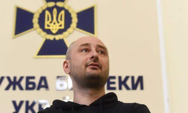 News Themen der Woche KW22 News Bilder des Tages Russian journalist Arkady Babchenko who was alleged