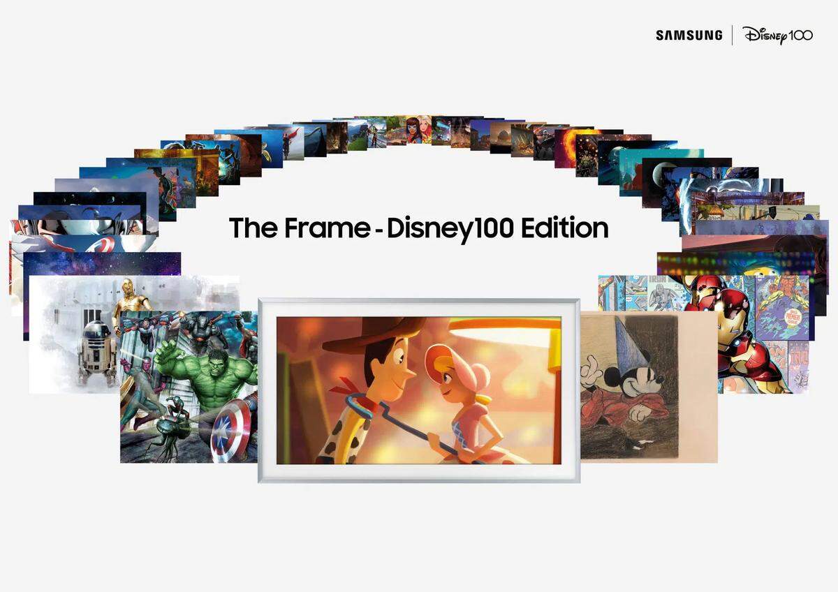 Die Auswahl an Bildern, die im Zusammenhang mit der Disney-Kooperation zur Verfügung stehen. 