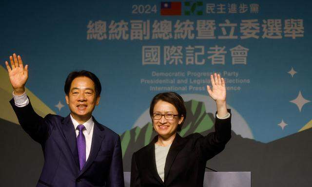 Präsident Lai und seine Vize Hsiao.