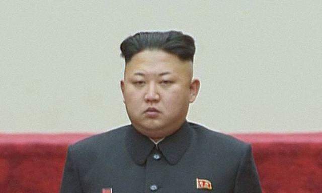 North Korean leader Kim Jong-un attends the Supreme People's Assembly in Pyongyang