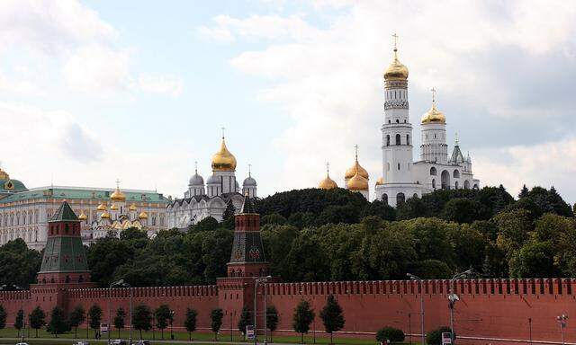 Russland, Moskau, Kreml, Kremlmauer