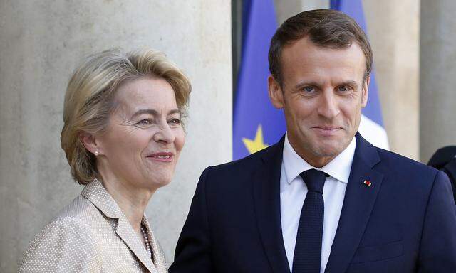 Sie werden sich im nächsten Halbjahr oft sehen: Macron und von der Leyen.