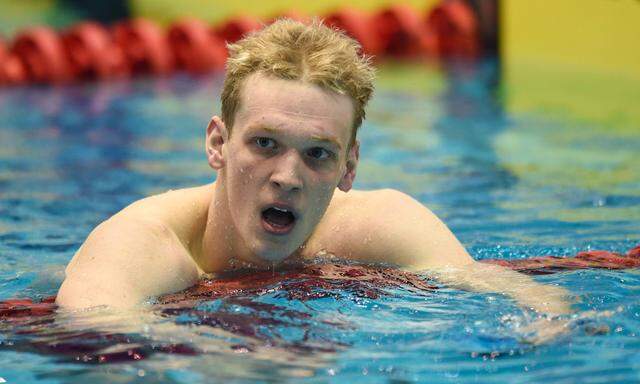 Felix AUBOECK SG Neukoelln Berlin 4 Wettkampftag 200m Freistil Finale der Maenner am 12 04 2015 S