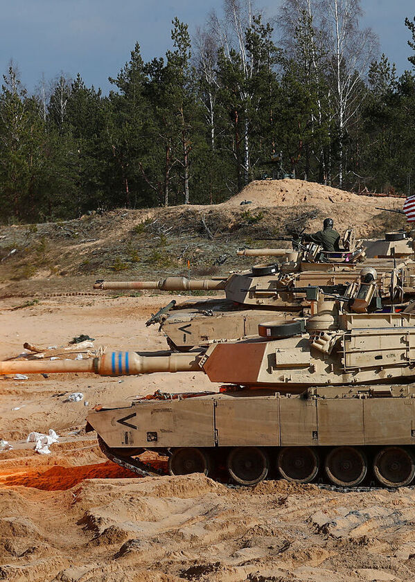 Abrams bei einer Übung in Lettland, März 2021.