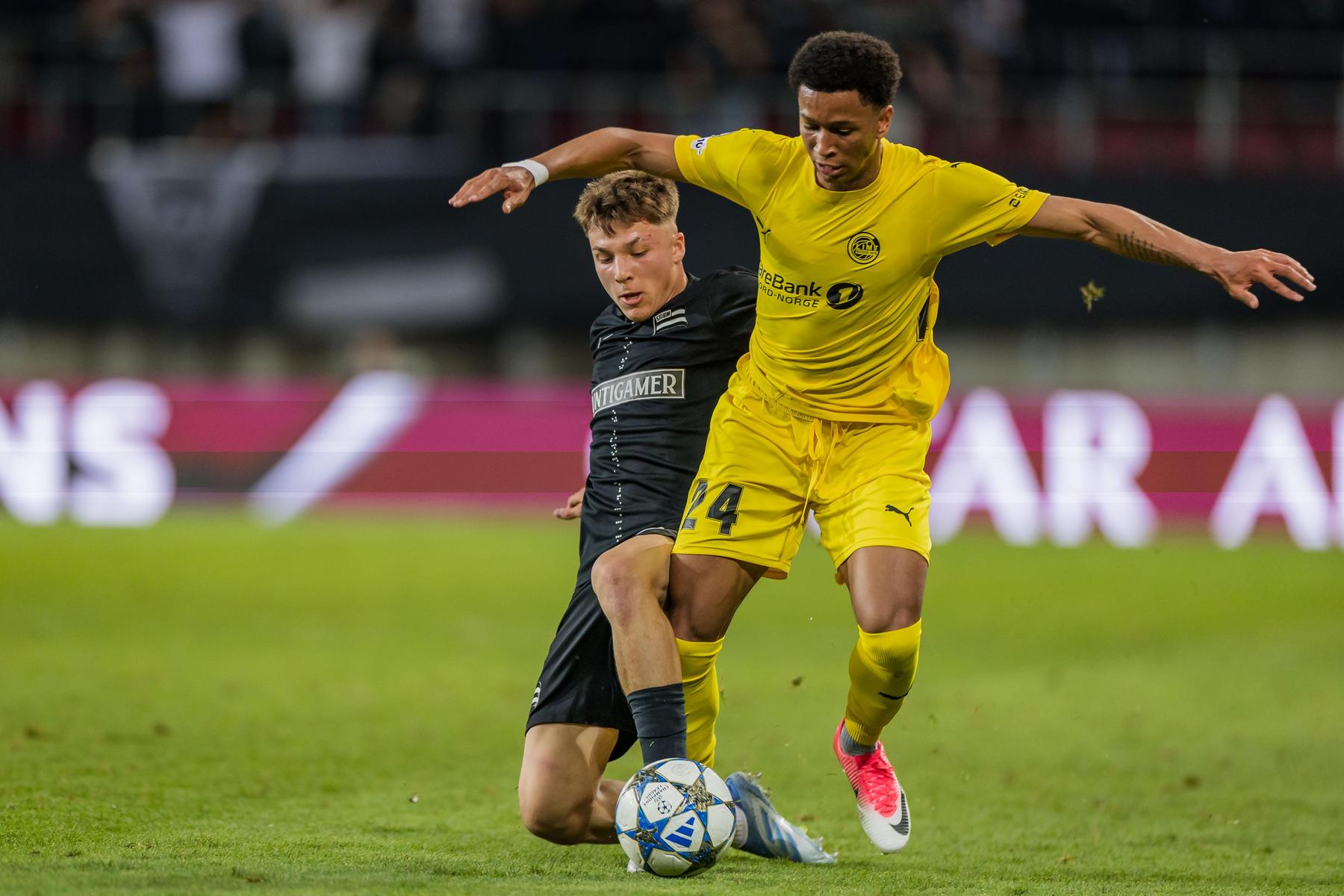 Sturm Graz gewinnt Rückspiel gegen Bodø/Glimt 2:1 und muss in Europa League umsteigen