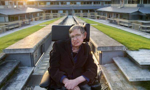 An der University of Cambridge: Stephen Hawking (1942–2018).