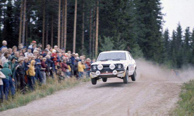 1975 World Rally Championship. 1000 Lakes Rally, Finland. 29th - 31st August 1975. Hannu Mikkola/Atso Aho (Toyota Corol