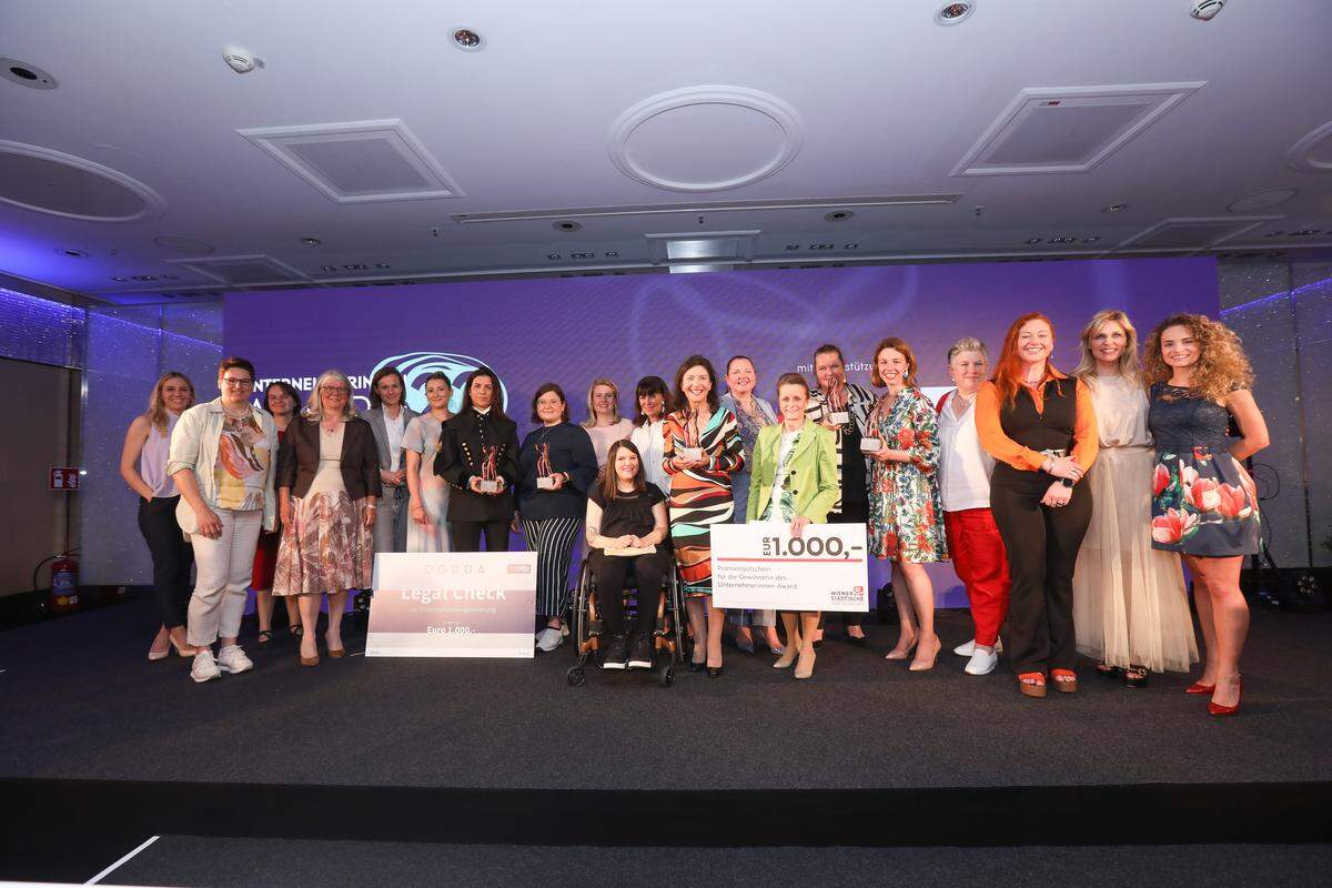 Alle Nominierten des Unternehmerinnen Award 2022