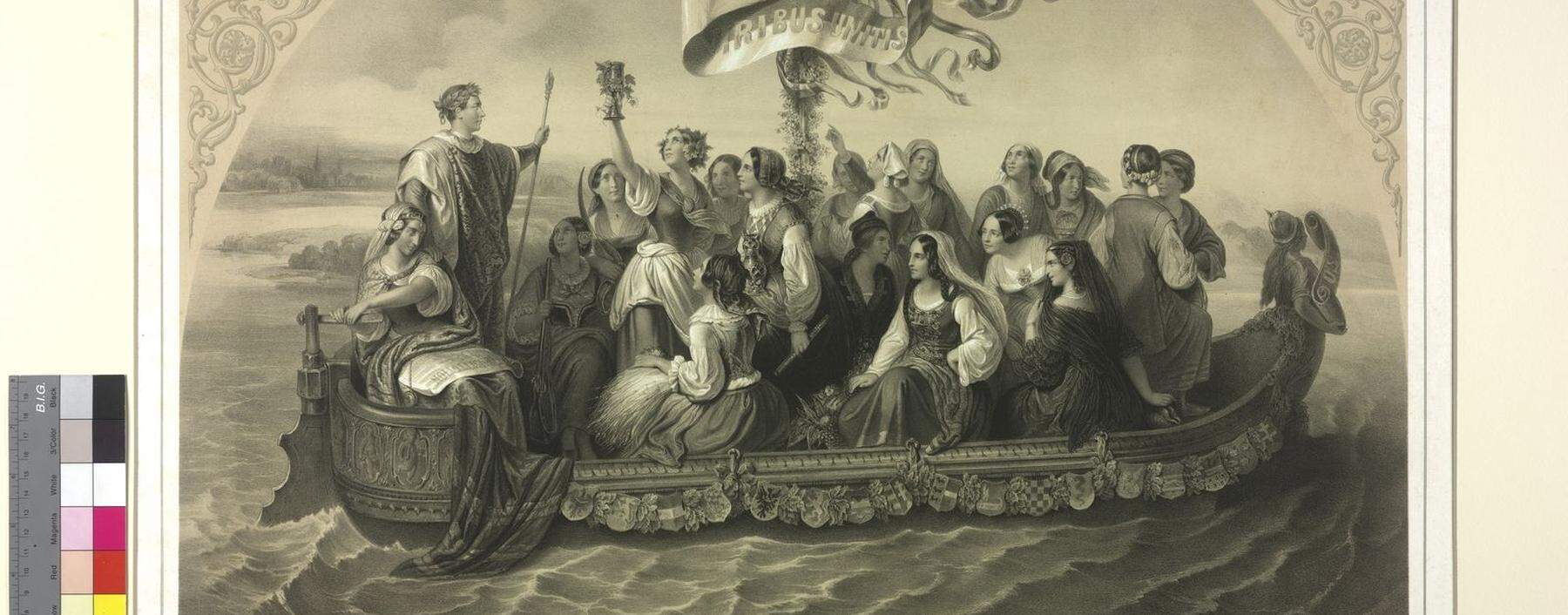 Viele Mädchen im Boot: Kaiser Franz Joseph und seine Kronländer (1849). 