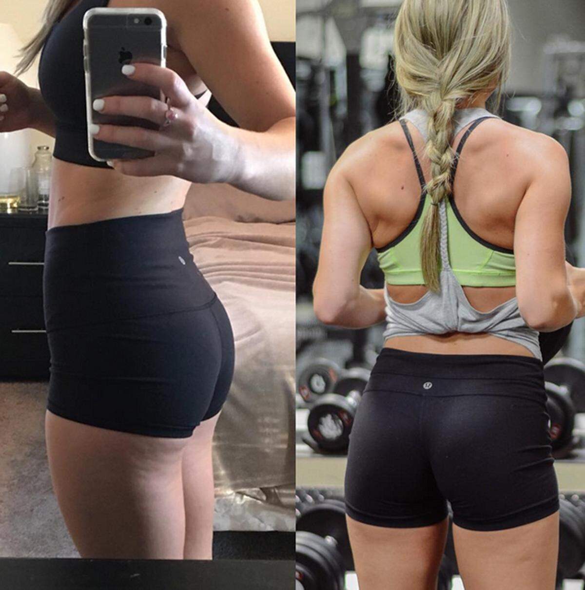 Fitness-Trainerin und Bloggerin Cristina Capron beweist, dass Cellulite nicht an zu wenig Sport oder ungesunder Ernährung liegt.